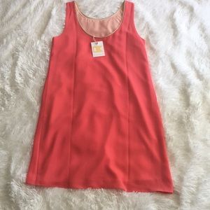 •NWT• Buckley K Coral and Gold Accent Dress Size0!